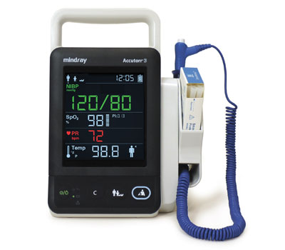 Mindray Accutorr 3 Spot Check Monitor : Associated X-Ray Imaging ...